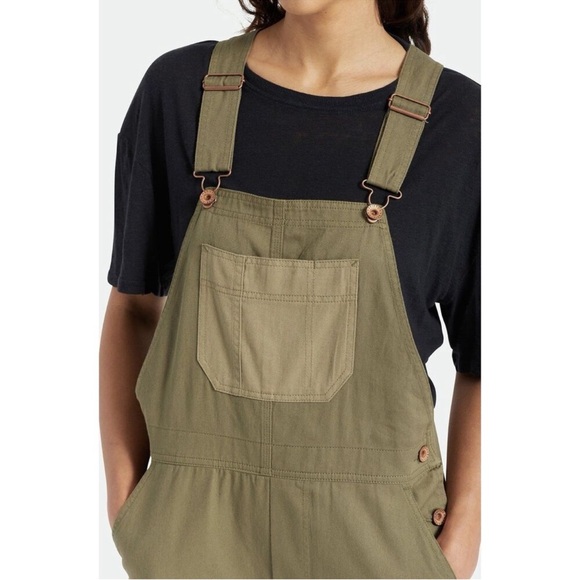 Brixton Denim - Brixton Women's Olive Overalls